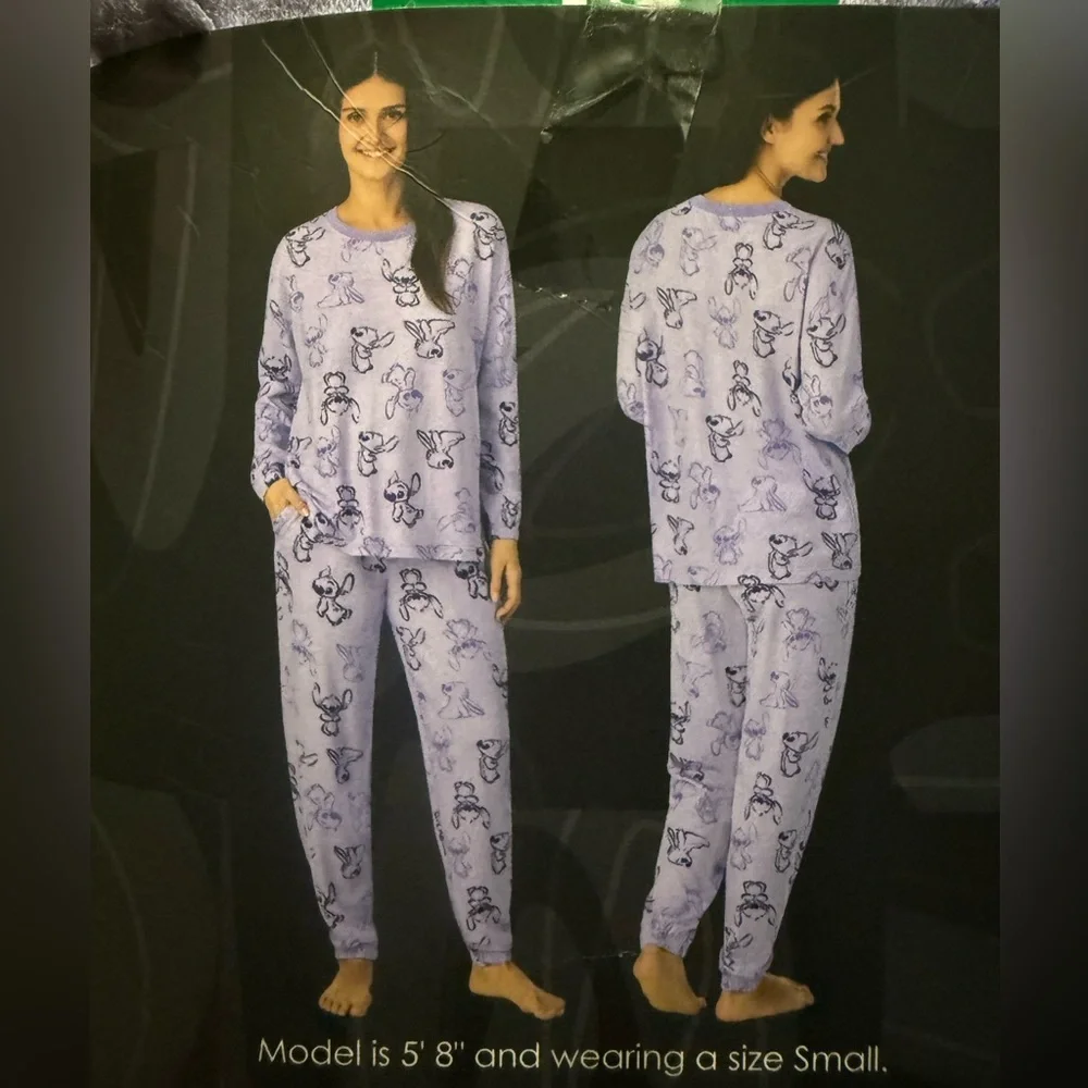 Disney Purple Stitch Pajama Set NWT Size XL - Picture 4 of 5